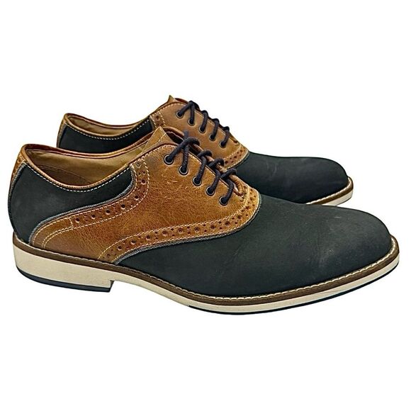 J Murphy Mens Blue-Brown Nubuck-Leather Size 9.5 Medium Pre-Owned main image 5
